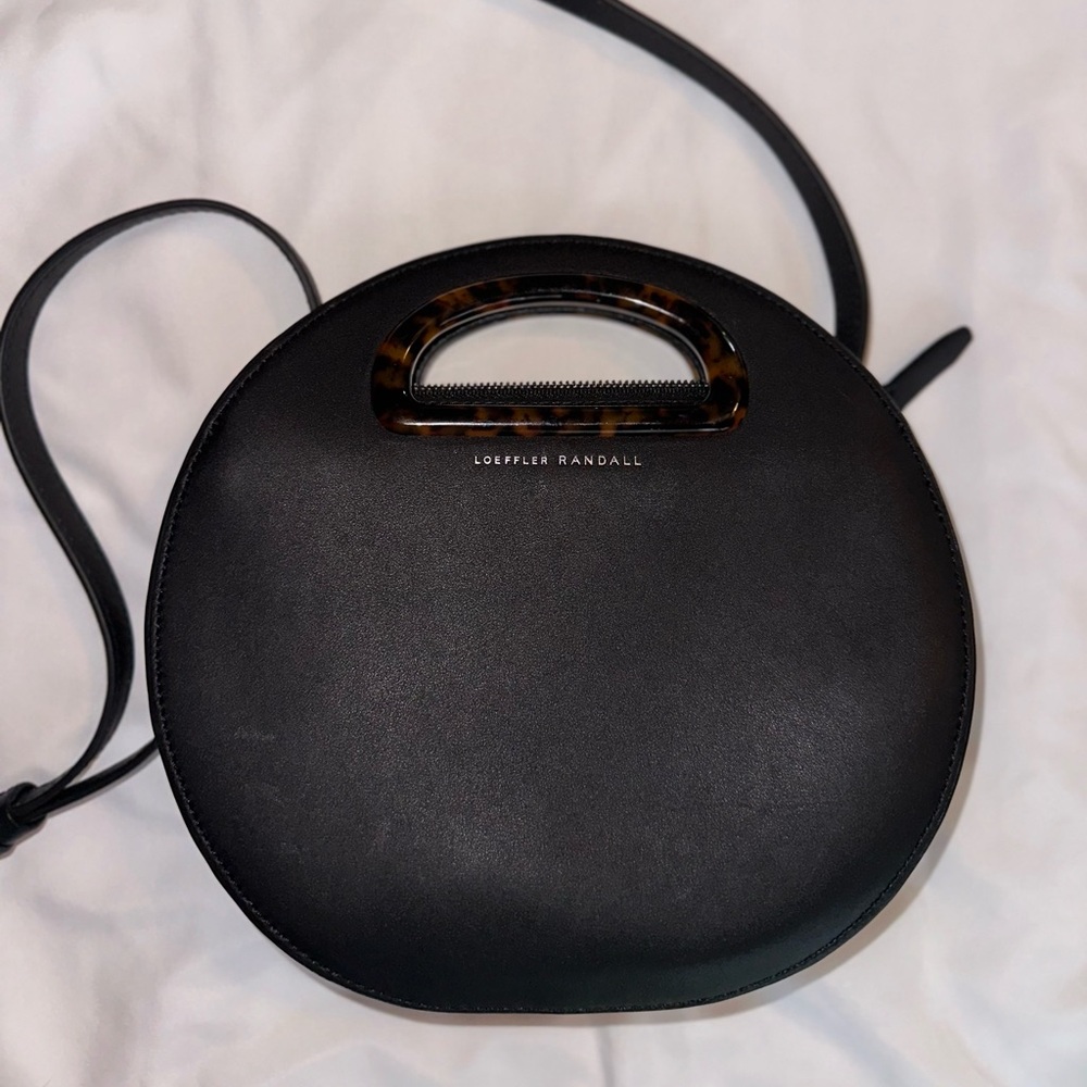 Loeffler Randall Black Crossbody Bag Sleek Minimalist Design